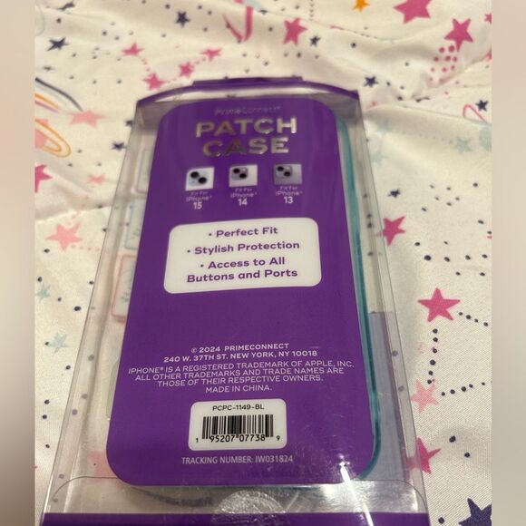 Blue iPhone 13 Case with Marine Accents - Picture 6 of 8